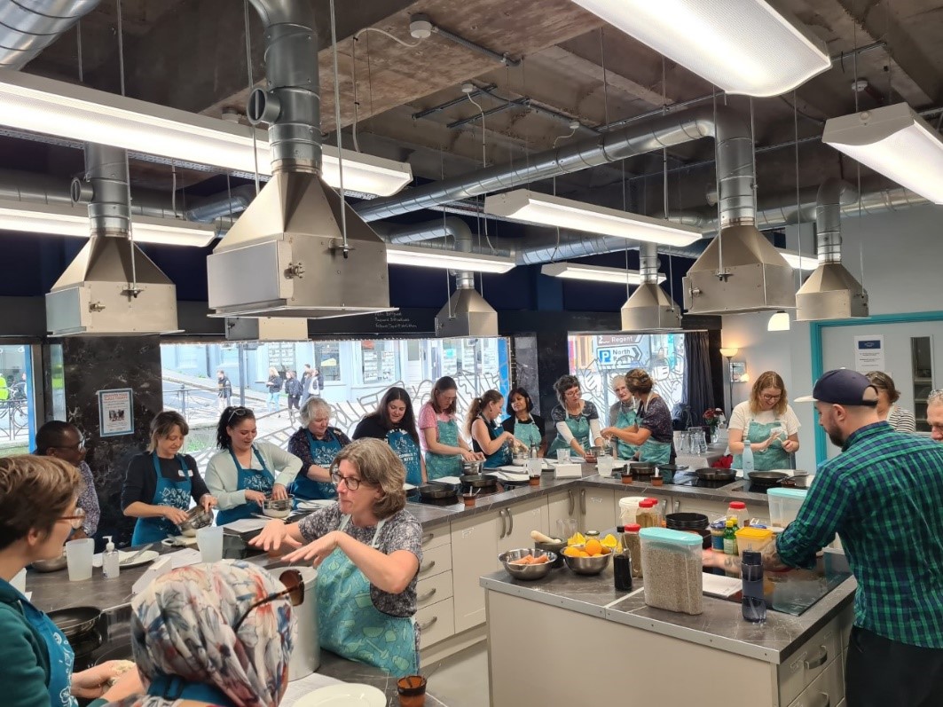Community researchers, academics and industry leaders meet in Brighton and Hove to ‘Cook and Connect’