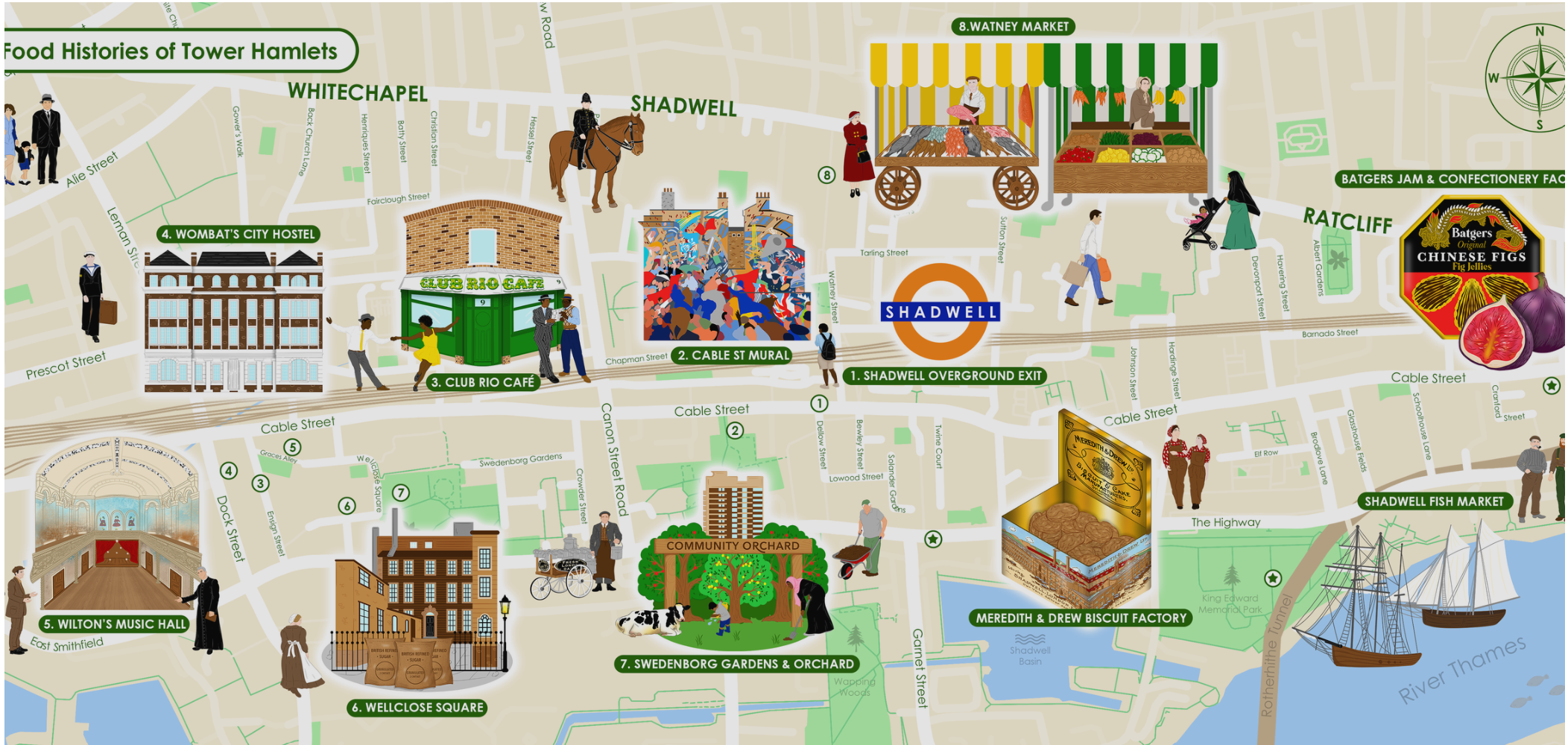 J. Sainsbury’s, wooden spoons and sailors – how do these connect with Tower Hamlets?  Find out in podcast #2