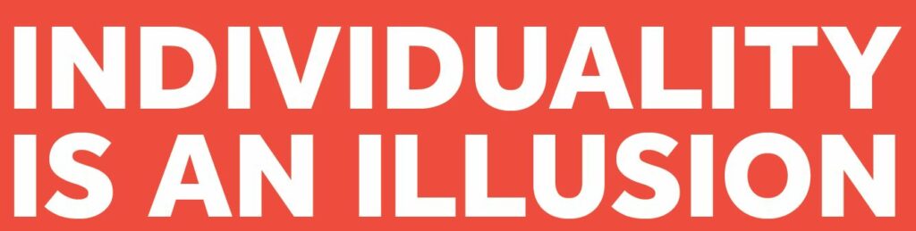 white text on a red background which reads 